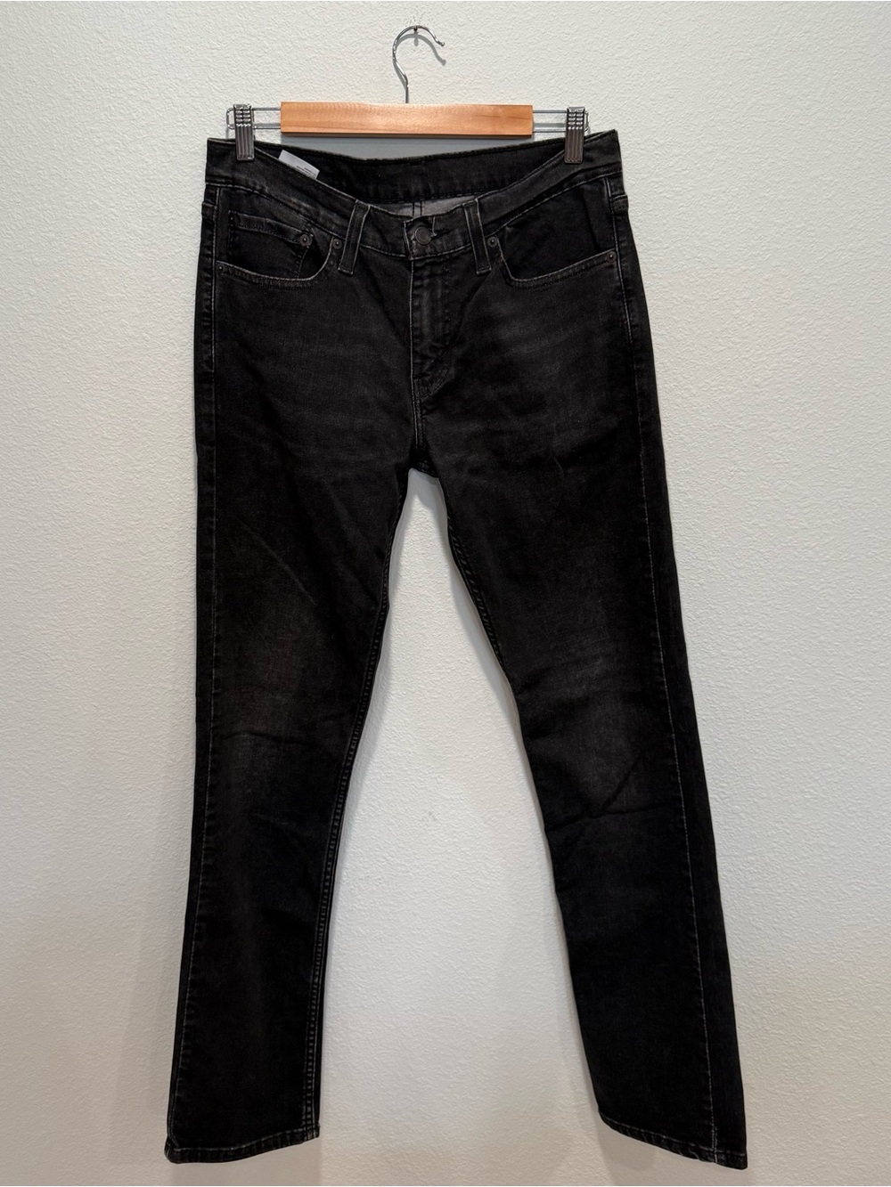 Levi's 511 Black Jeans Slim Straight Denim W31 L32